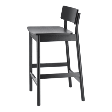 Horizon Barstuhl 67 cm - Black brushed oak - Scandi Living