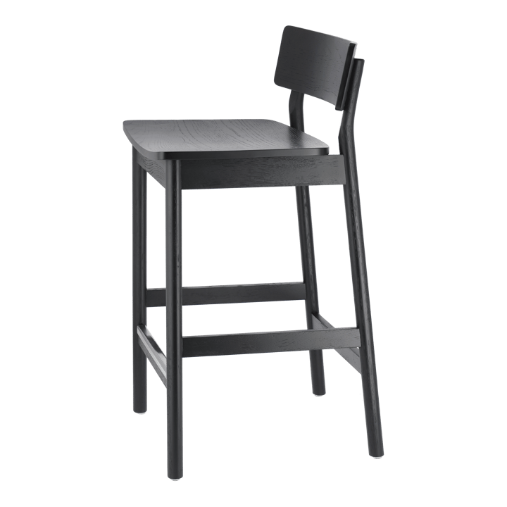 Horizon Barstuhl 67 cm, Black brushed oak Scandi Living