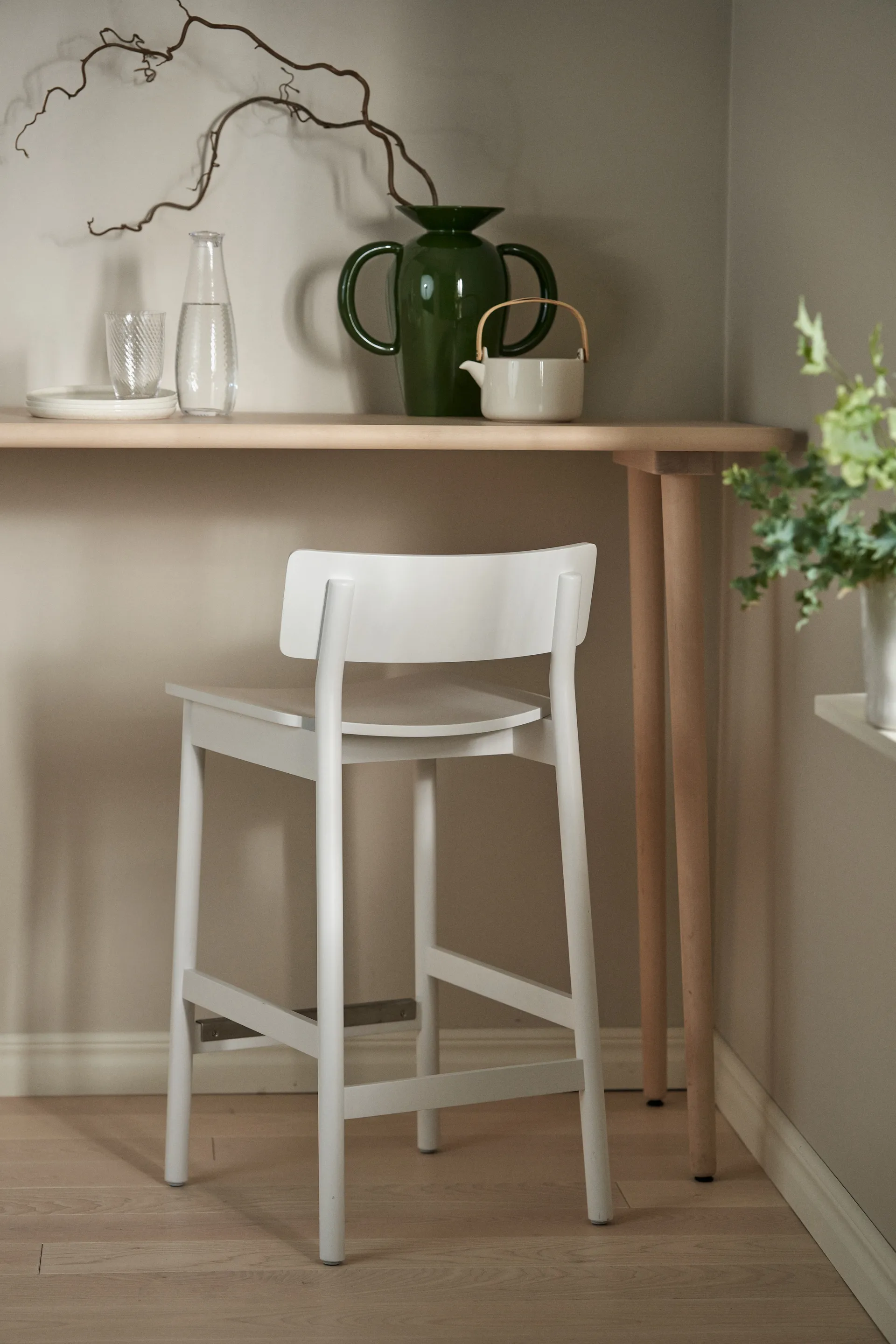 Horizon Barstuhl 67 cm, White Scandi Living