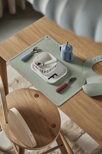 Idun Becher mit Strohhalm Silikon 120 ml - Blue - Scandi Living