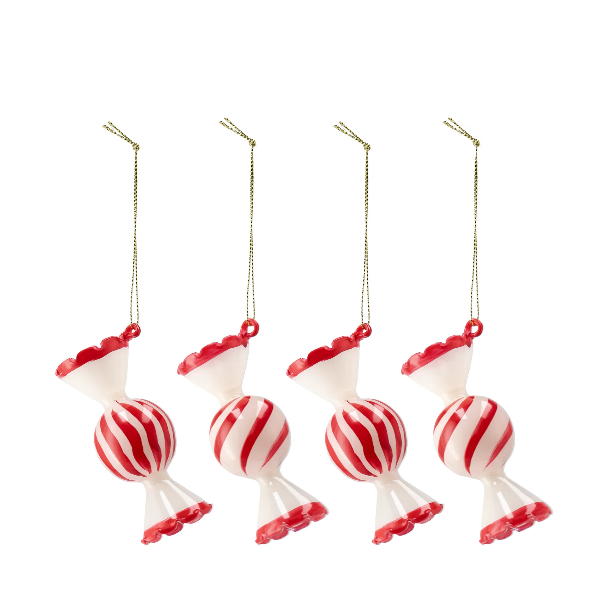 Jolly Weihnachtskugel 4er-Pack, Rot Scandi Living