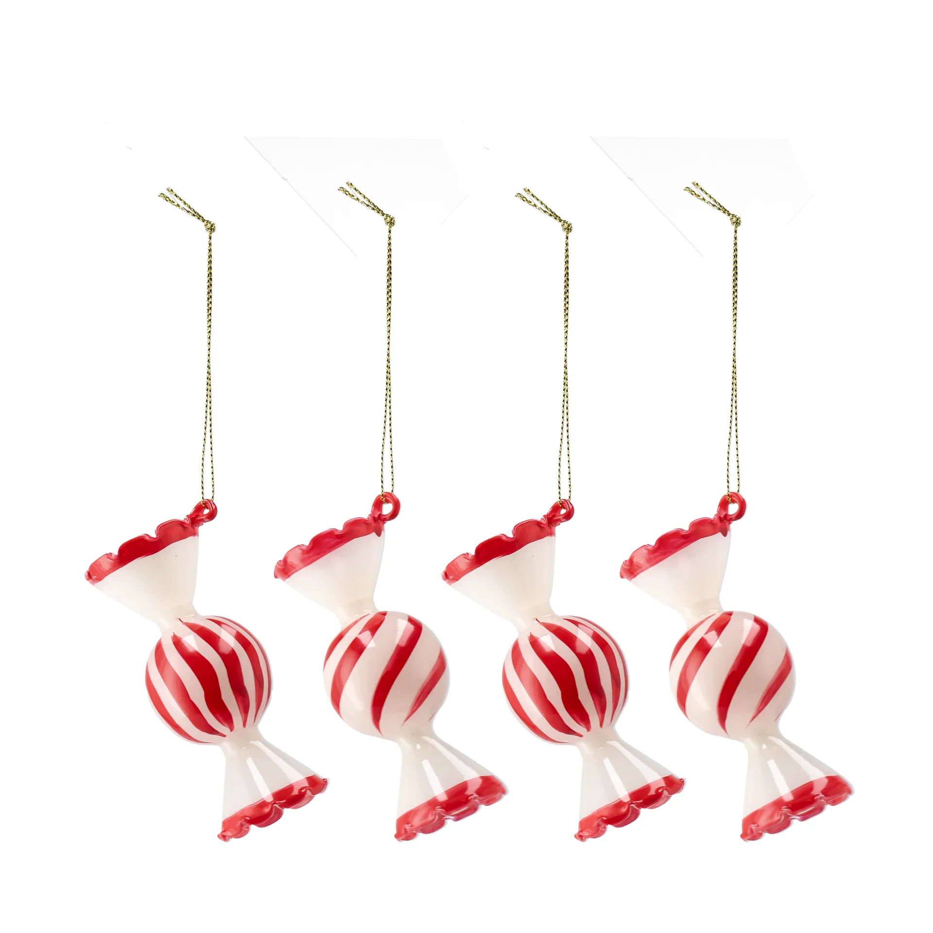 Jolly Weihnachtskugel 4er-Pack, Rot Scandi Living