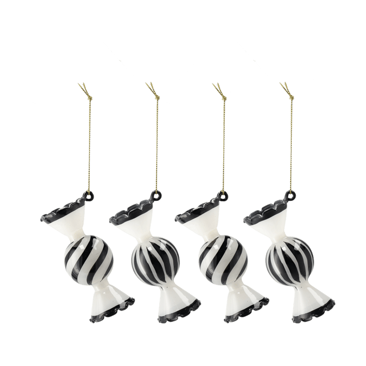 Jolly Weihnachtskugel 4er-Pack - Weiß - Scandi Living