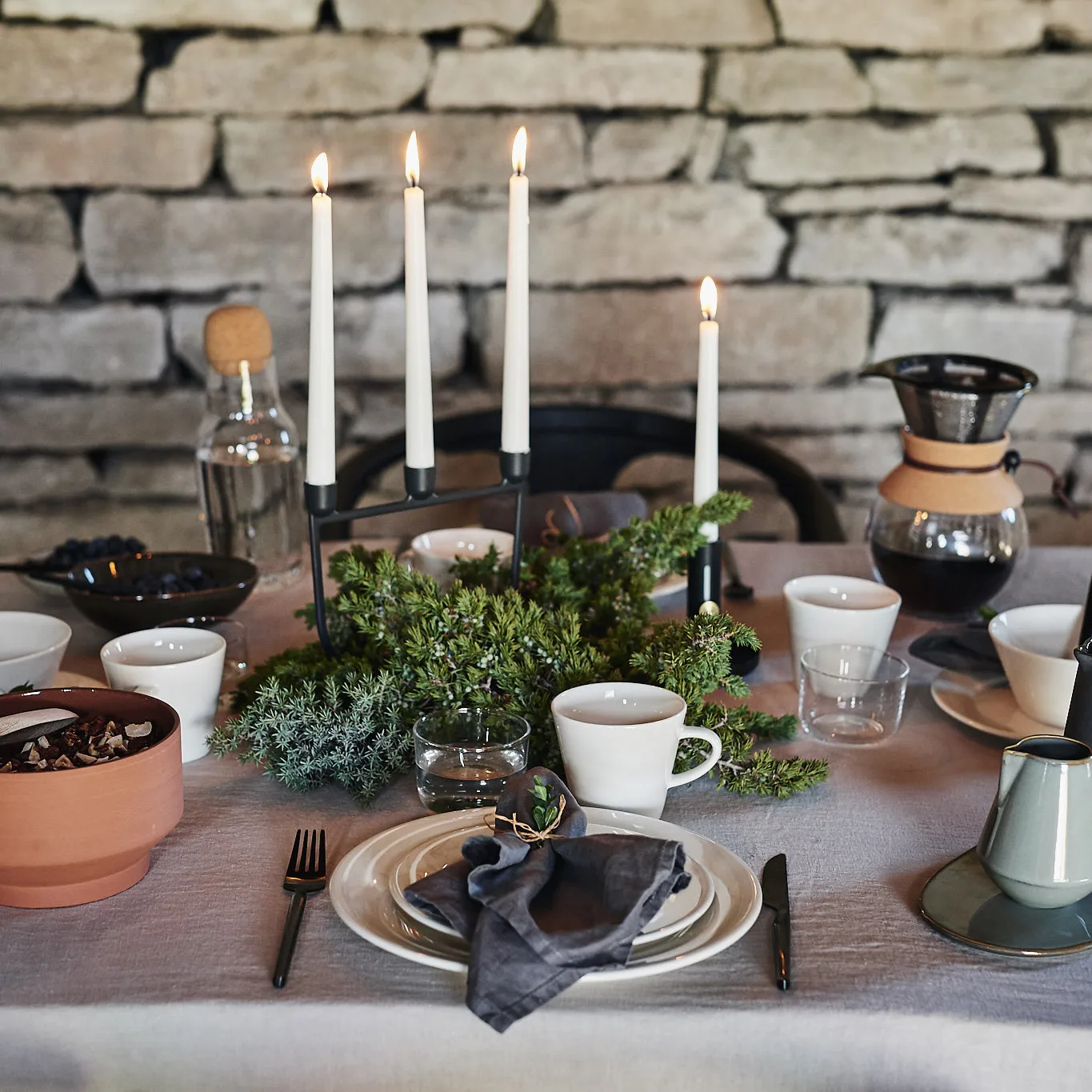 Kalk kleiner Teller 21cm, Weiß Scandi Living