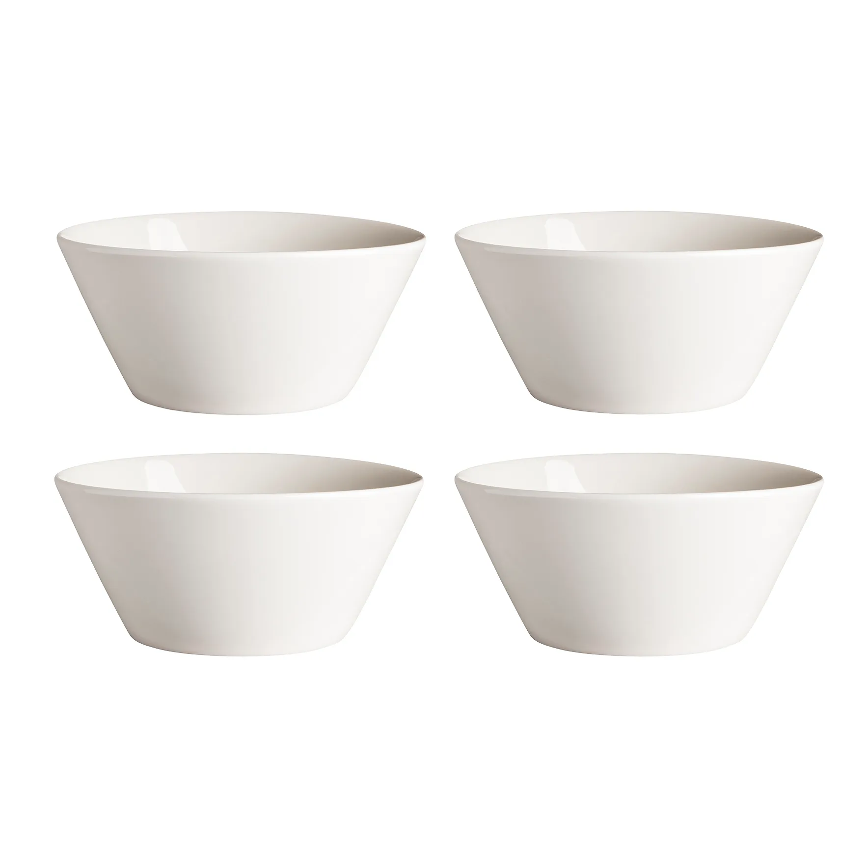Kalk Schale 60cl 4er Pack, Weiß Scandi Living