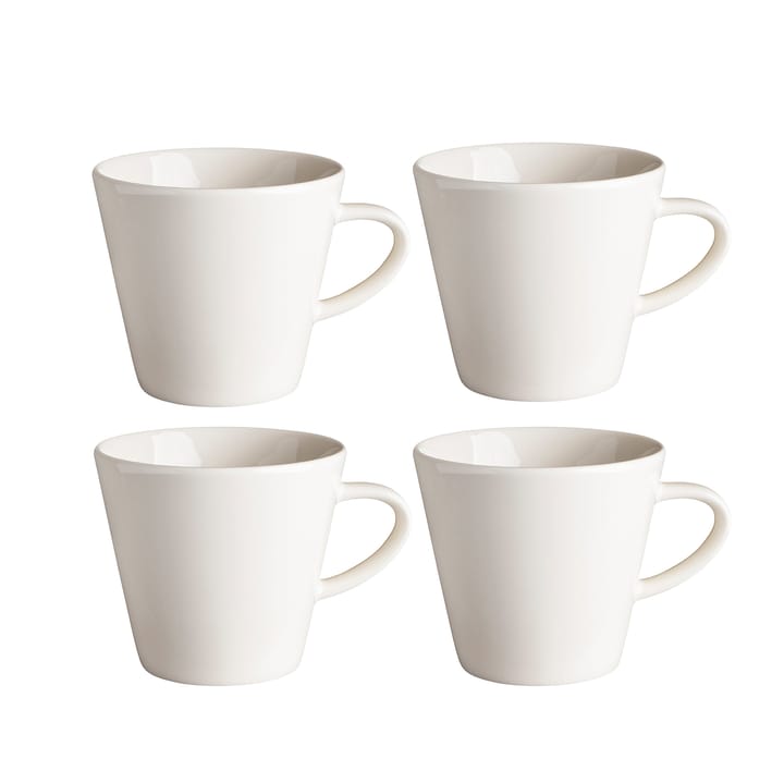 Kalk Tasse 30cl 4er Pack - Weiß - Scandi Living