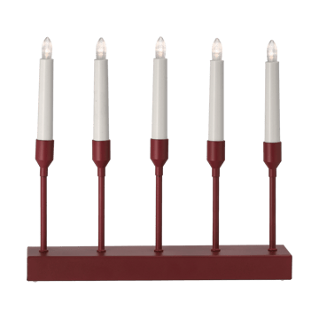 Kindle portabel Adventsleuchter 30 cm - Dunkelrot - Scandi Living