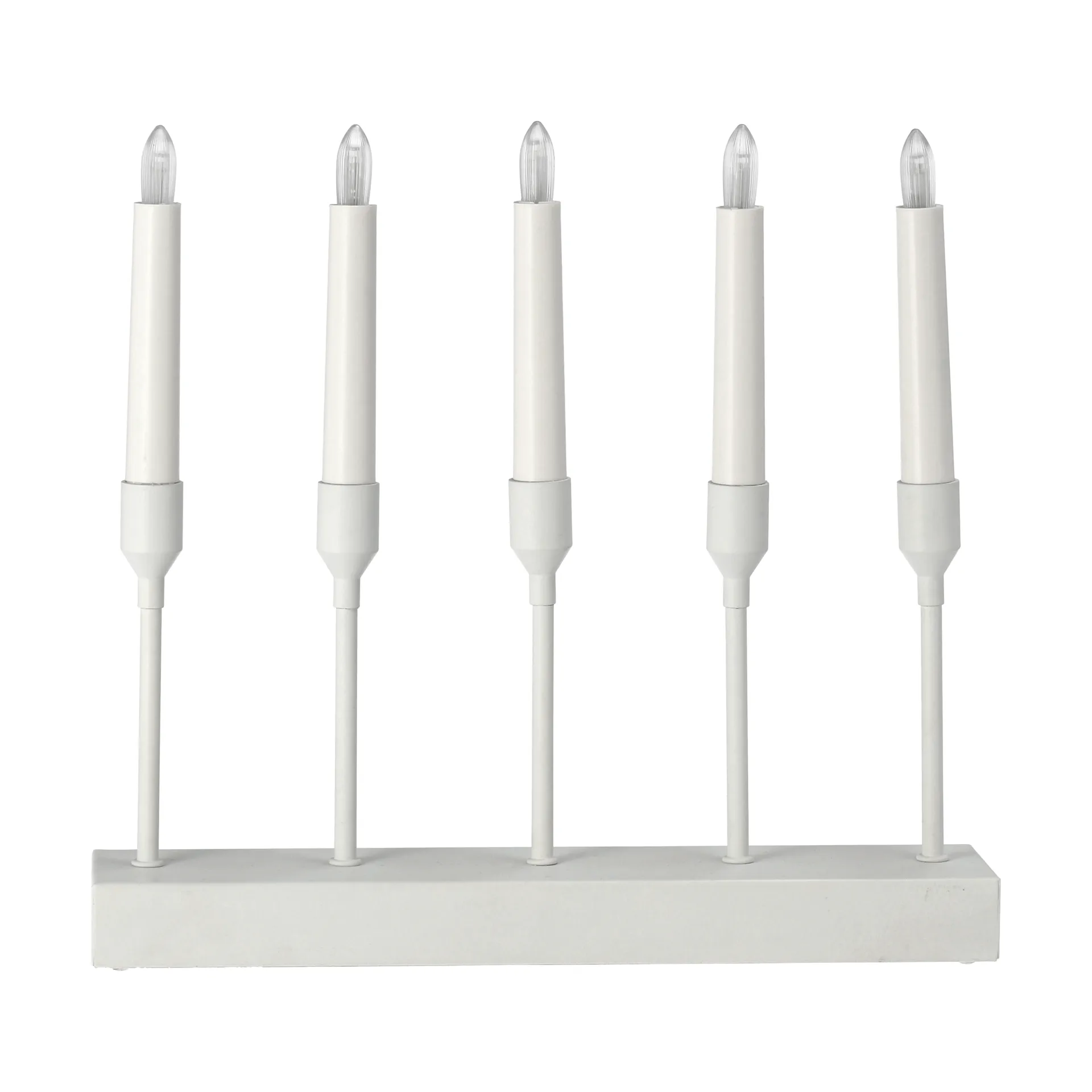 Kindle portabel Adventsleuchter 30 cm, Weiß Scandi Living