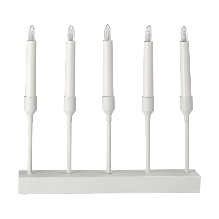 Kindle portabel Adventsleuchter 30 cm - Weiß - Scandi Living