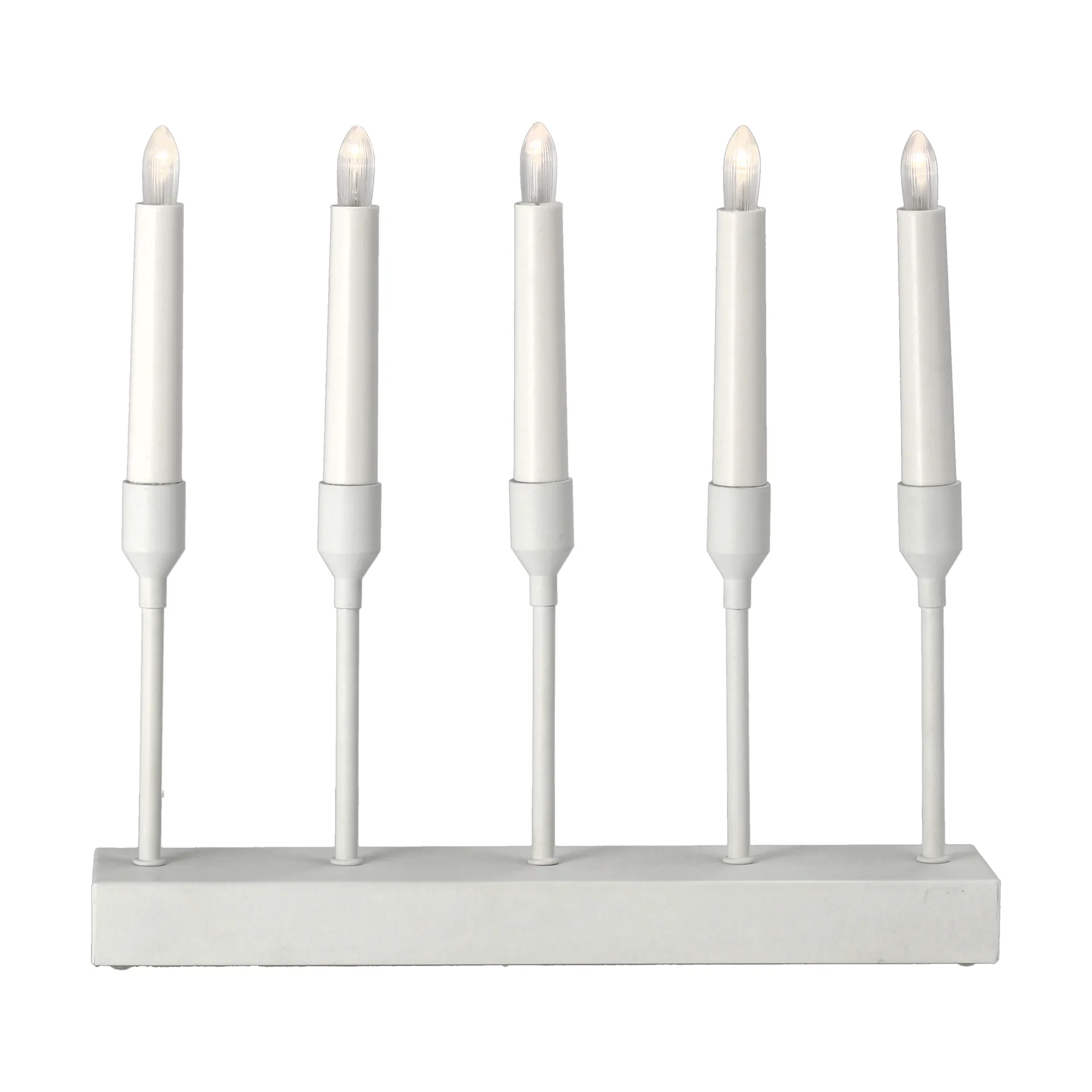 Kindle portabel Adventsleuchter 30 cm, Weiß Scandi Living