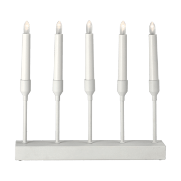 Kindle portabel Adventsleuchter 30 cm - Weiß - Scandi Living