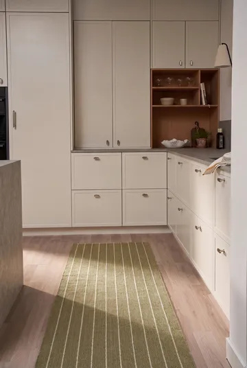 Lane Läufer - Olive green, 70x150 cm - Scandi Living