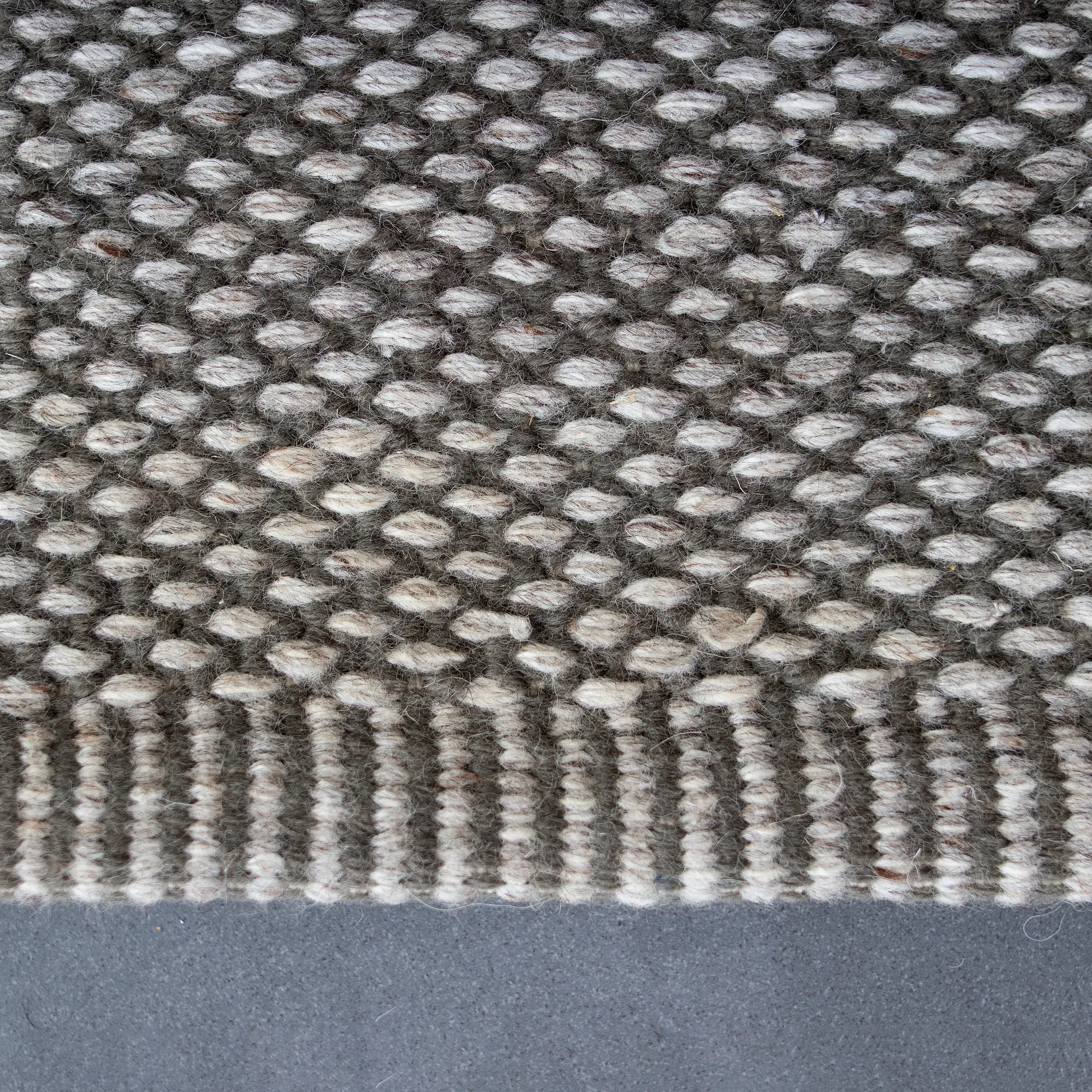 Lea Wollteppich naturgrau, 170 x 240cm Scandi Living