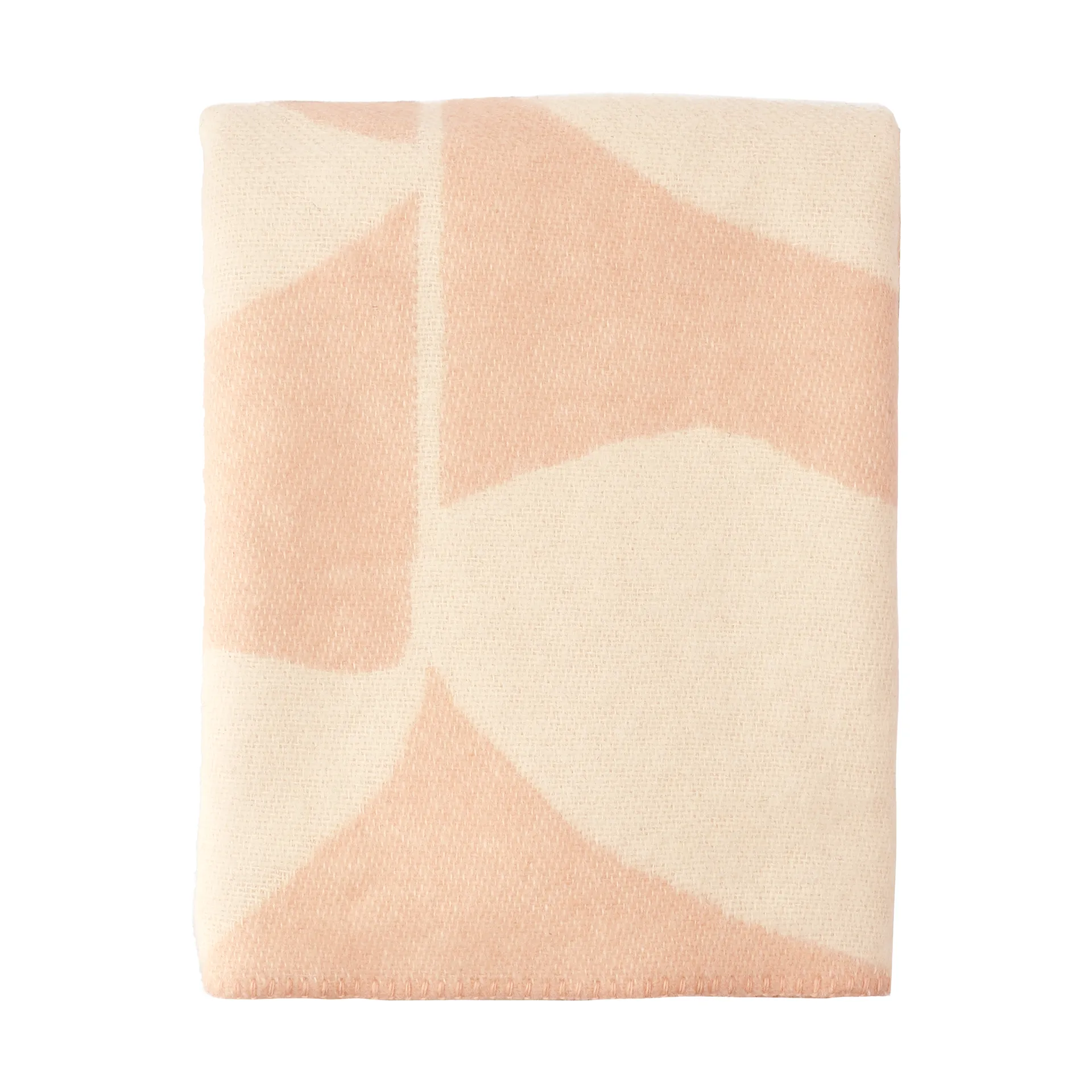 Leaf Wolldecke 130x180 cm, Peach Scandi Living