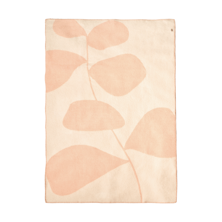 Leaf Wolldecke 130x180 cm, Peach Scandi Living