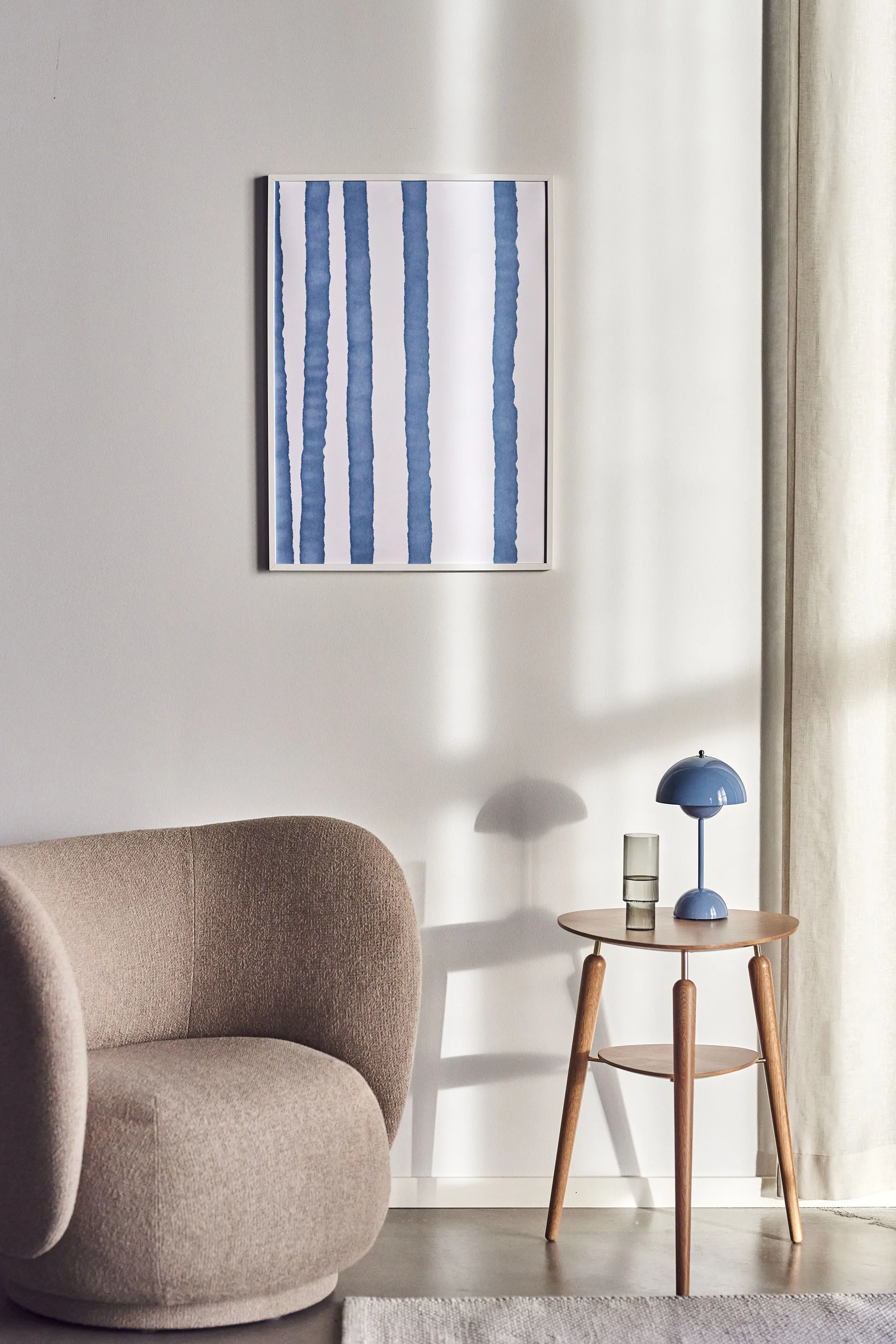 Lineage Poster blau, 50 x 70cm Scandi Living