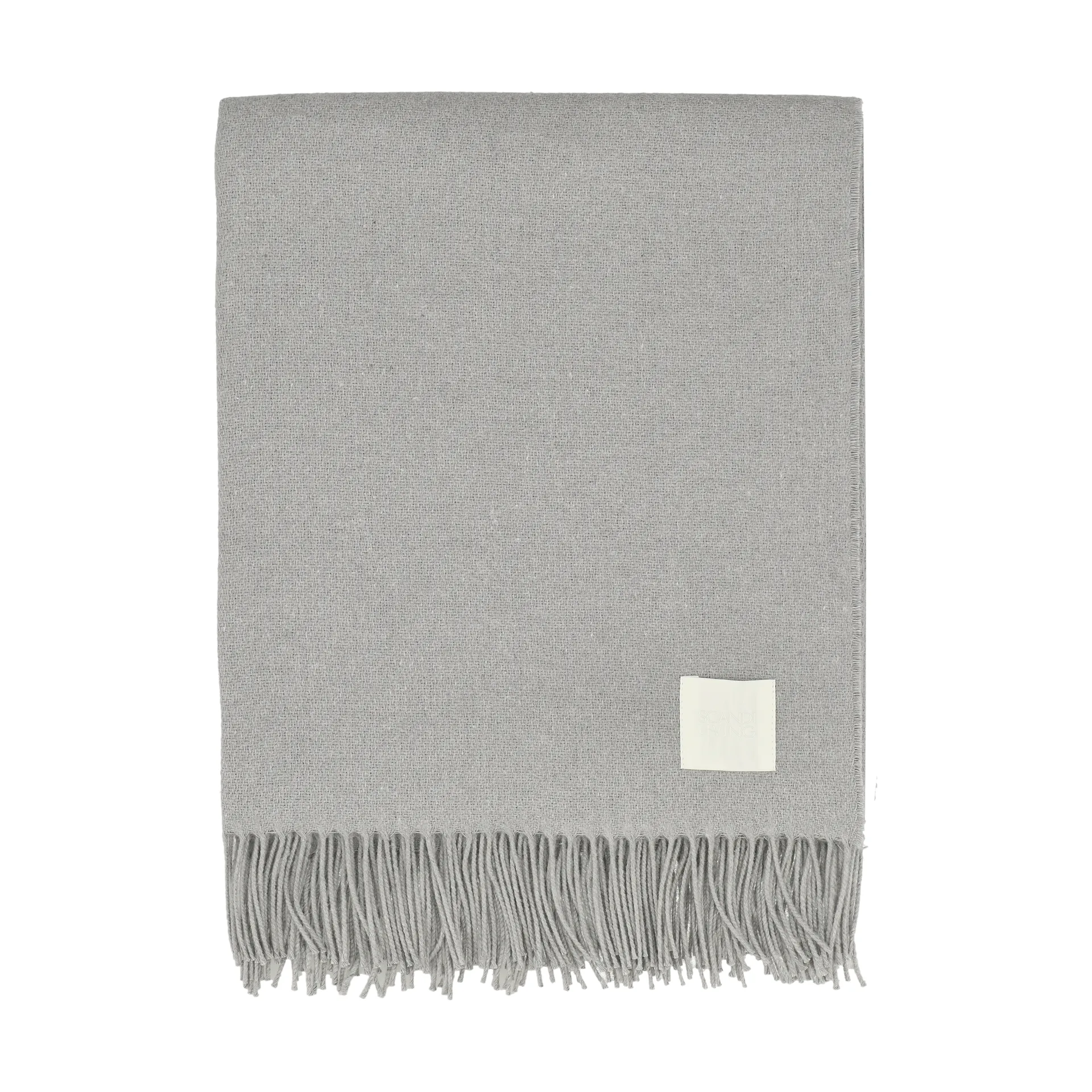 Loom Baumwolldecke 125x170 cm, Fog Scandi Living