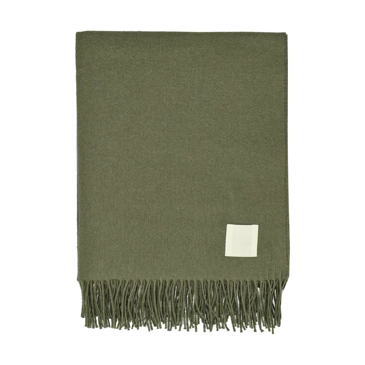 Loom Baumwolldecke 125x170 cm - Khaki - Scandi Living