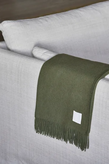 Loom Baumwolldecke 125x170 cm - Khaki - Scandi Living