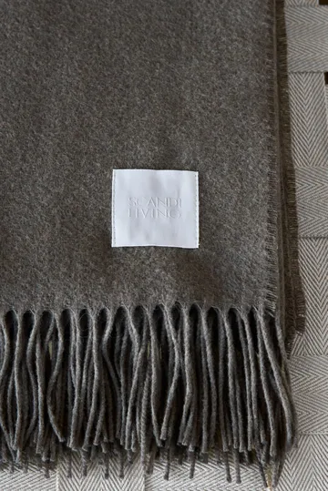 Loom Baumwolldecke 125x170 cm - Taupe - Scandi Living