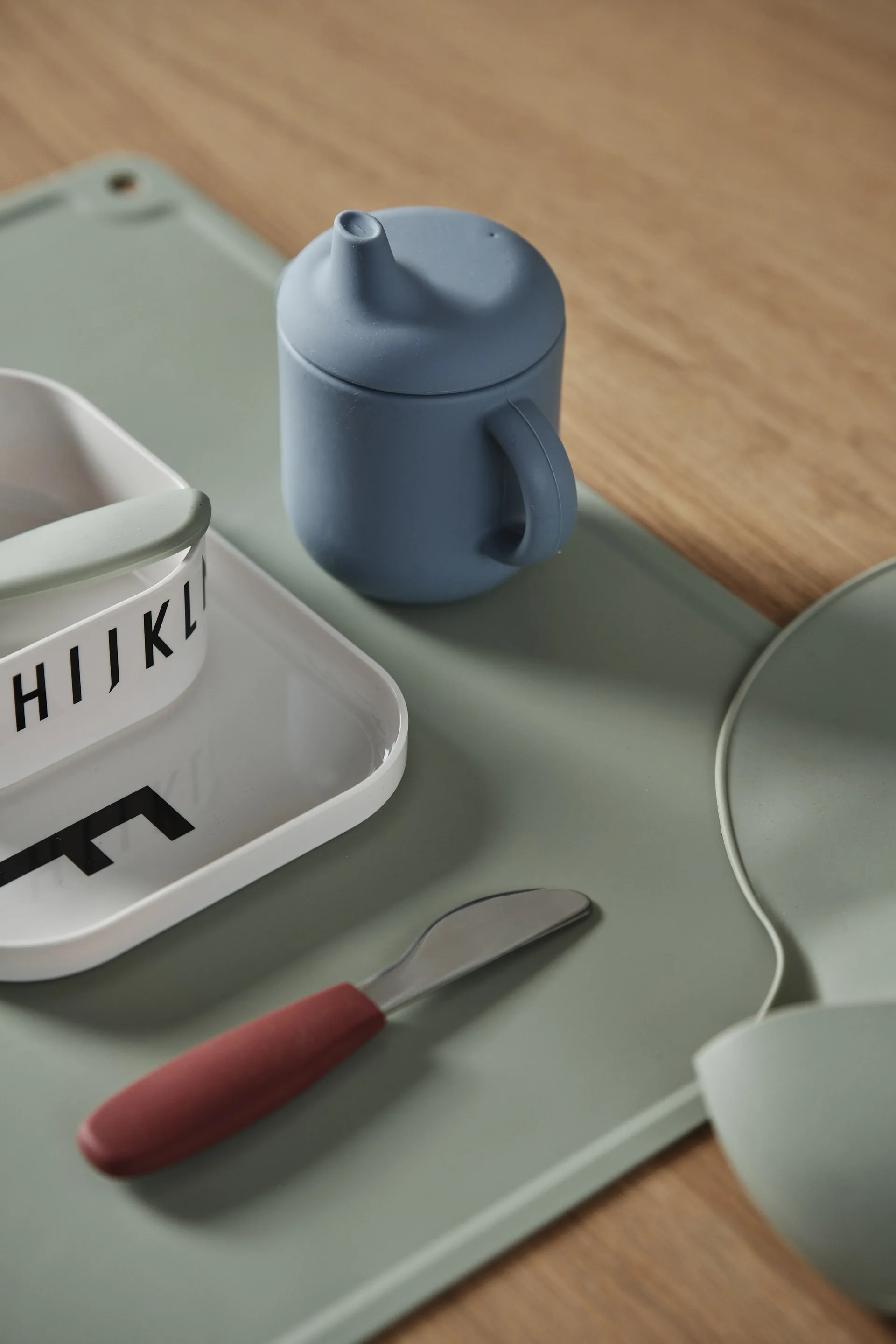 Loula Unterlage Silikon, Green Scandi Living