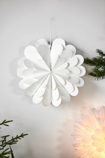 Lucia Weihnachtsstern 45cm - Weiß - Scandi Living
