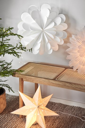 Lucia Weihnachtsstern 45cm - Weiß - Scandi Living