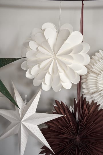 Lucia Weihnachtsstern 45cm - Weiß - Scandi Living