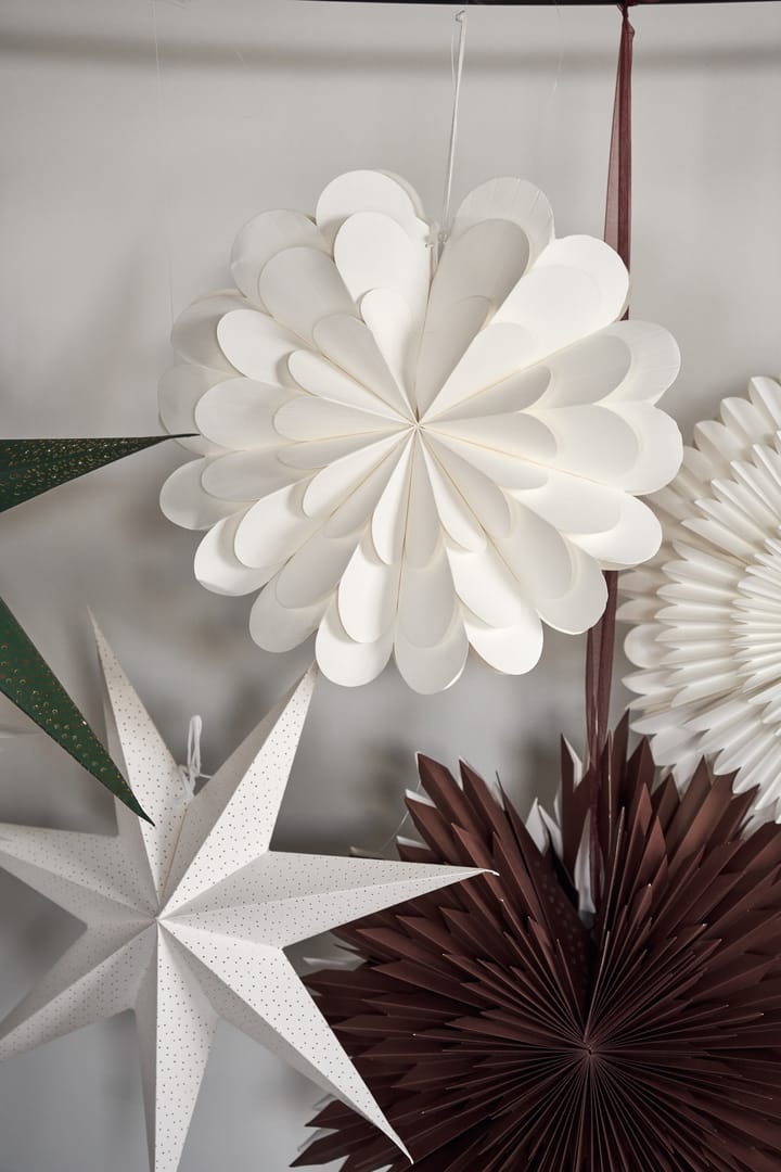 Lucia Weihnachtsstern 45cm, Weiß Scandi Living