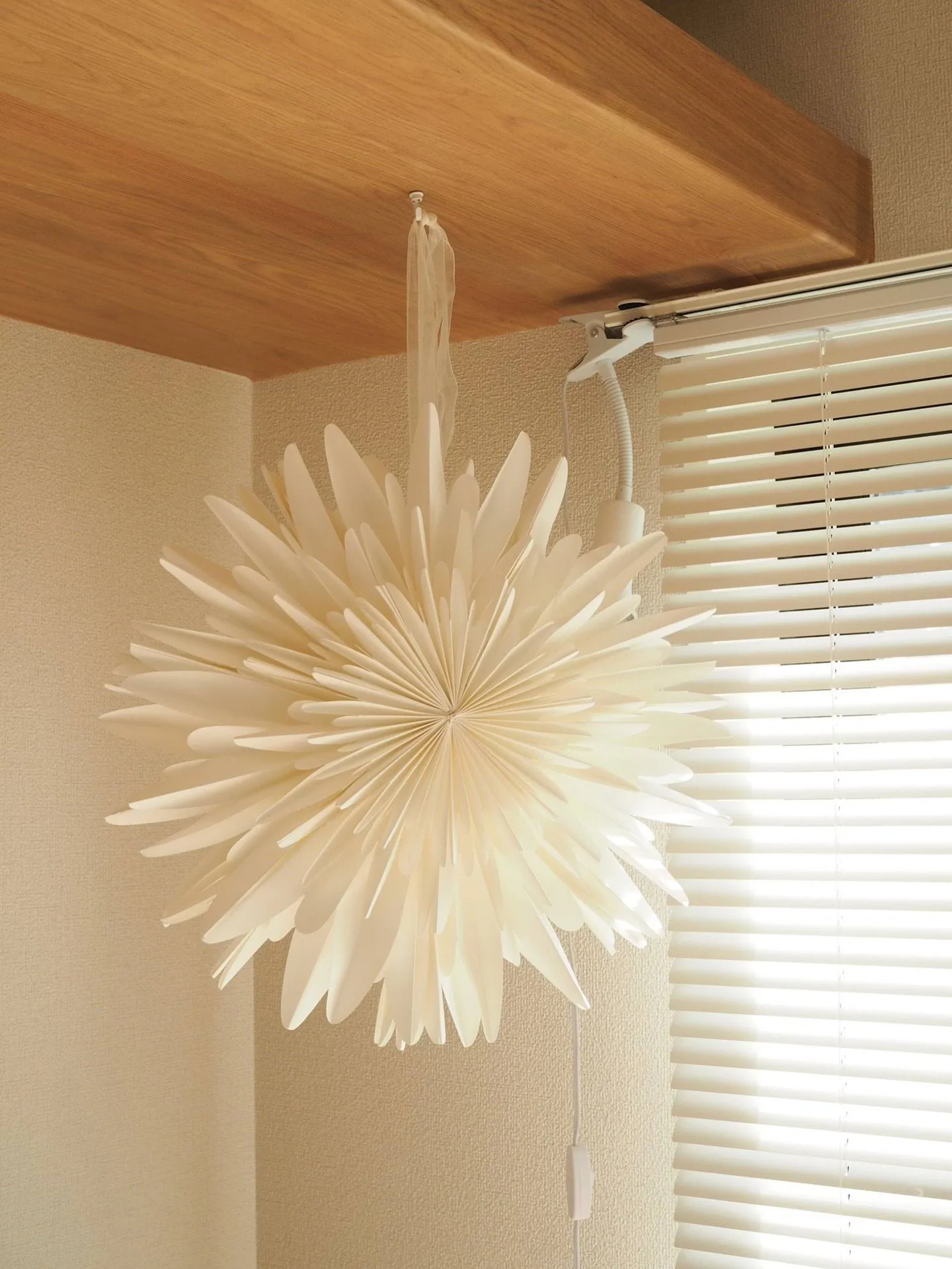 Luna Adventsstern weiß, 45 cm Scandi Living