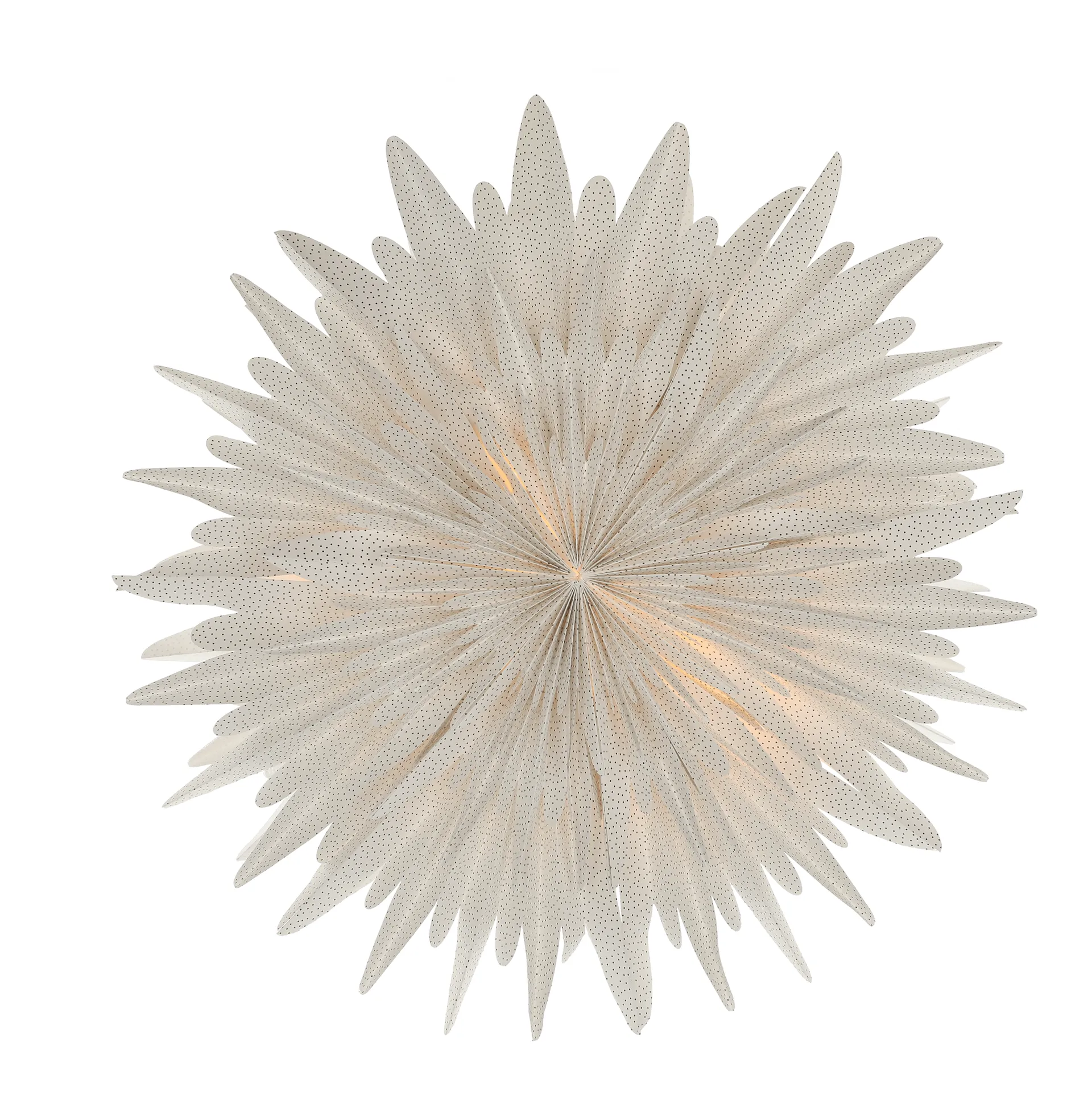 Luna Adventsstern weiß mit Punkten, 60cm Scandi Living