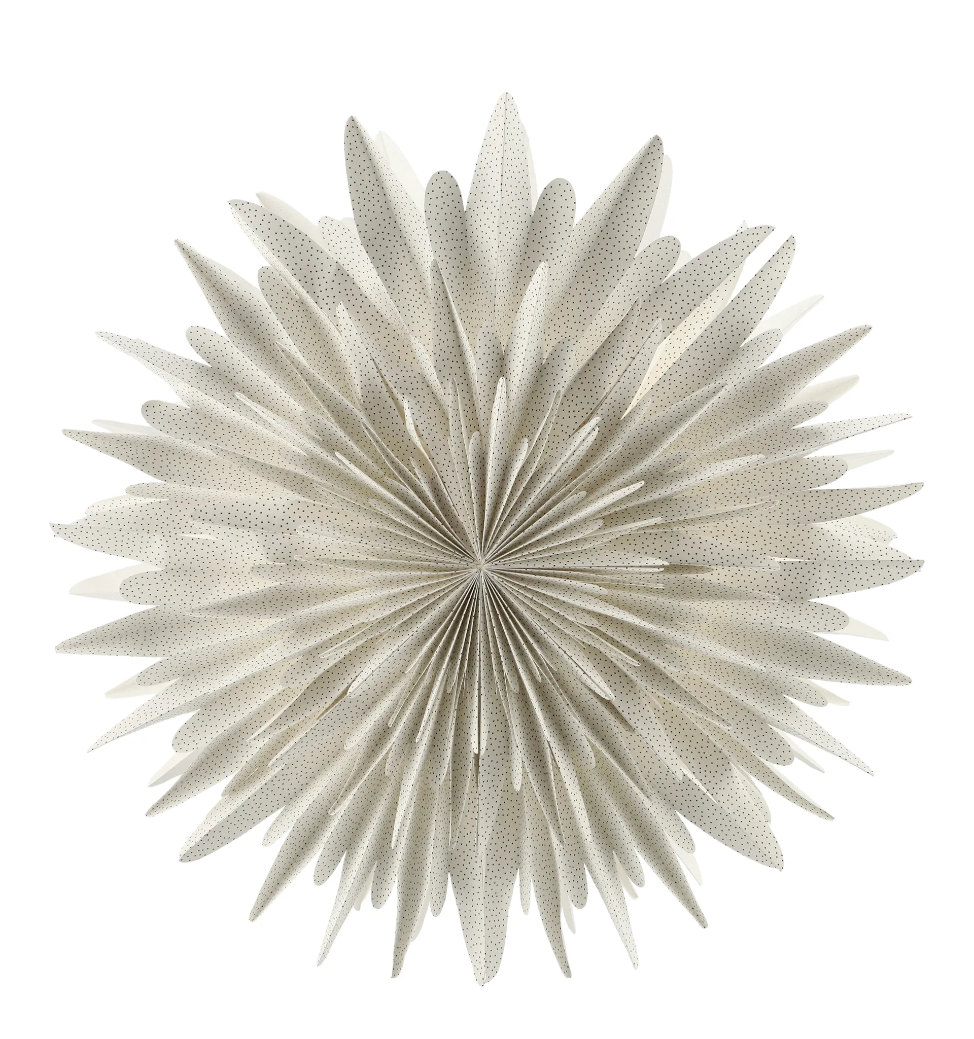 Luna Adventsstern weiß mit Punkten, Ø80 cm Scandi Living