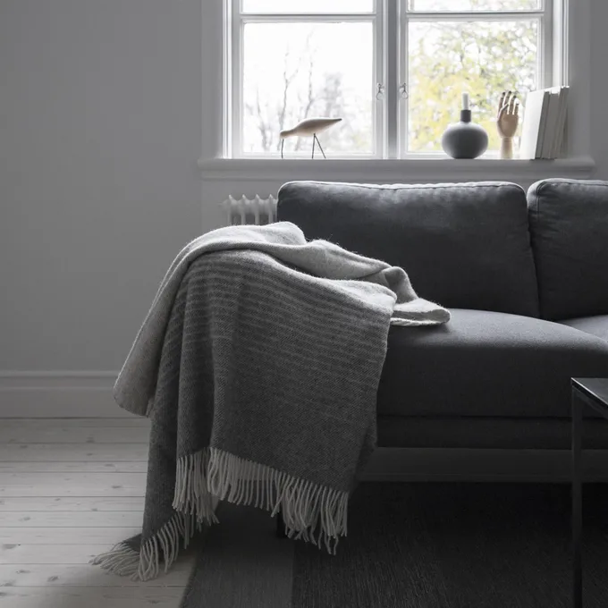 Mist Wolldecke von Scandi Living online kaufen bei NordicNest.de