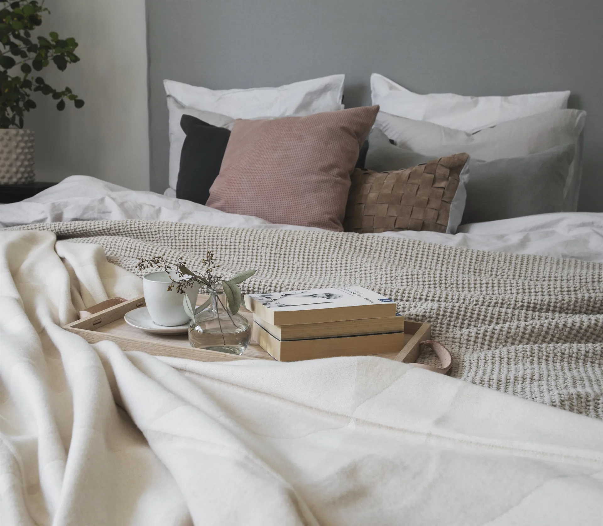 Moss Bettüberwurf 160 x 260cm, Beige Scandi Living