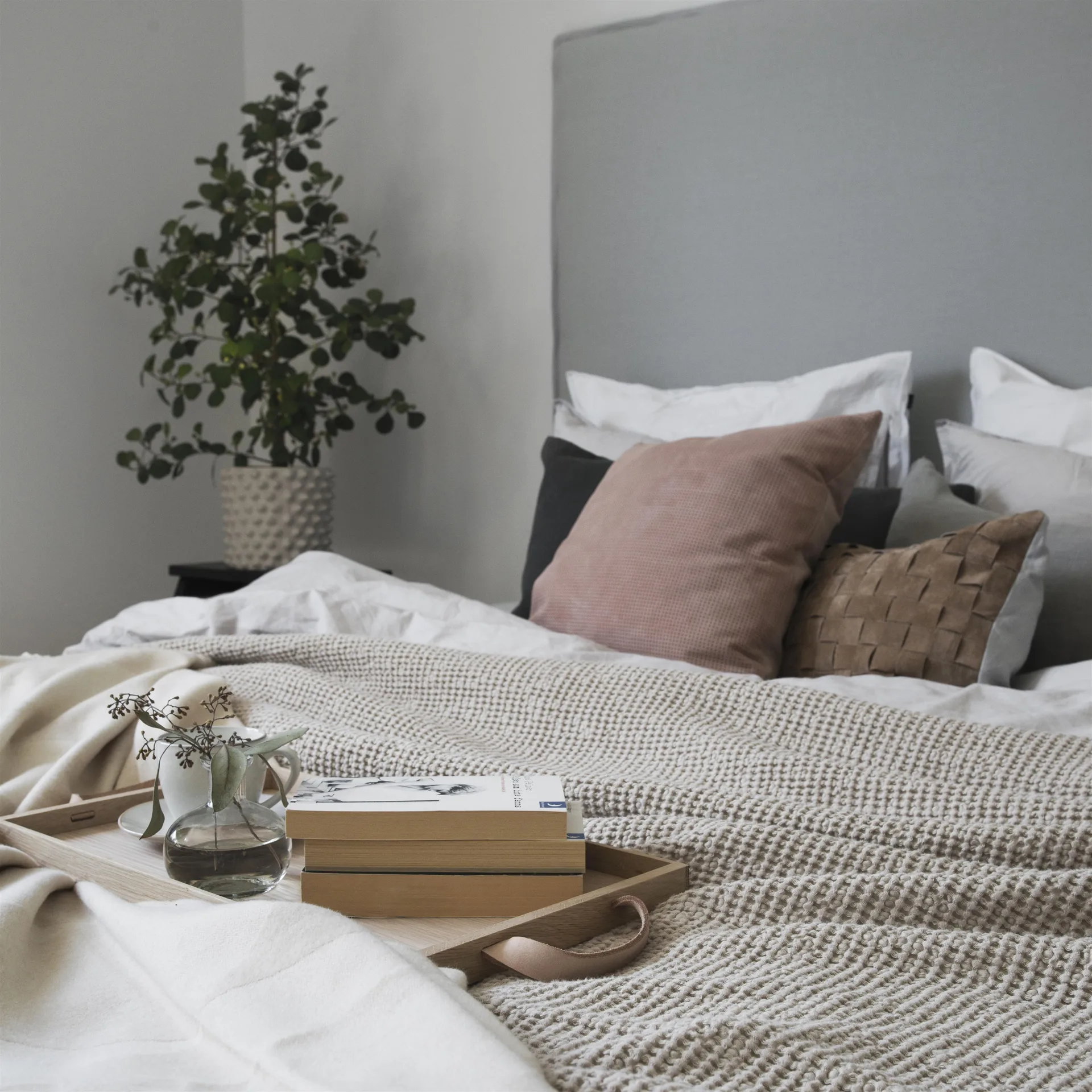 Moss Bettüberwurf 260 x 260cm, Beige Scandi Living