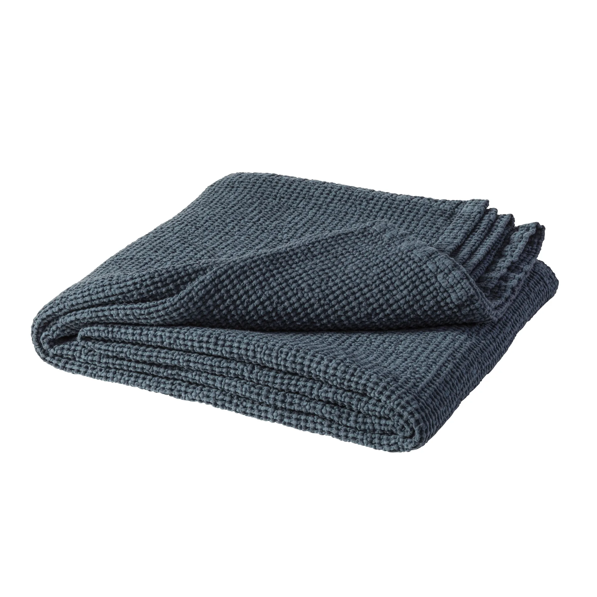 Moss Bettüberwurf 260 x 260cm, Storm blue (blau) Scandi Living