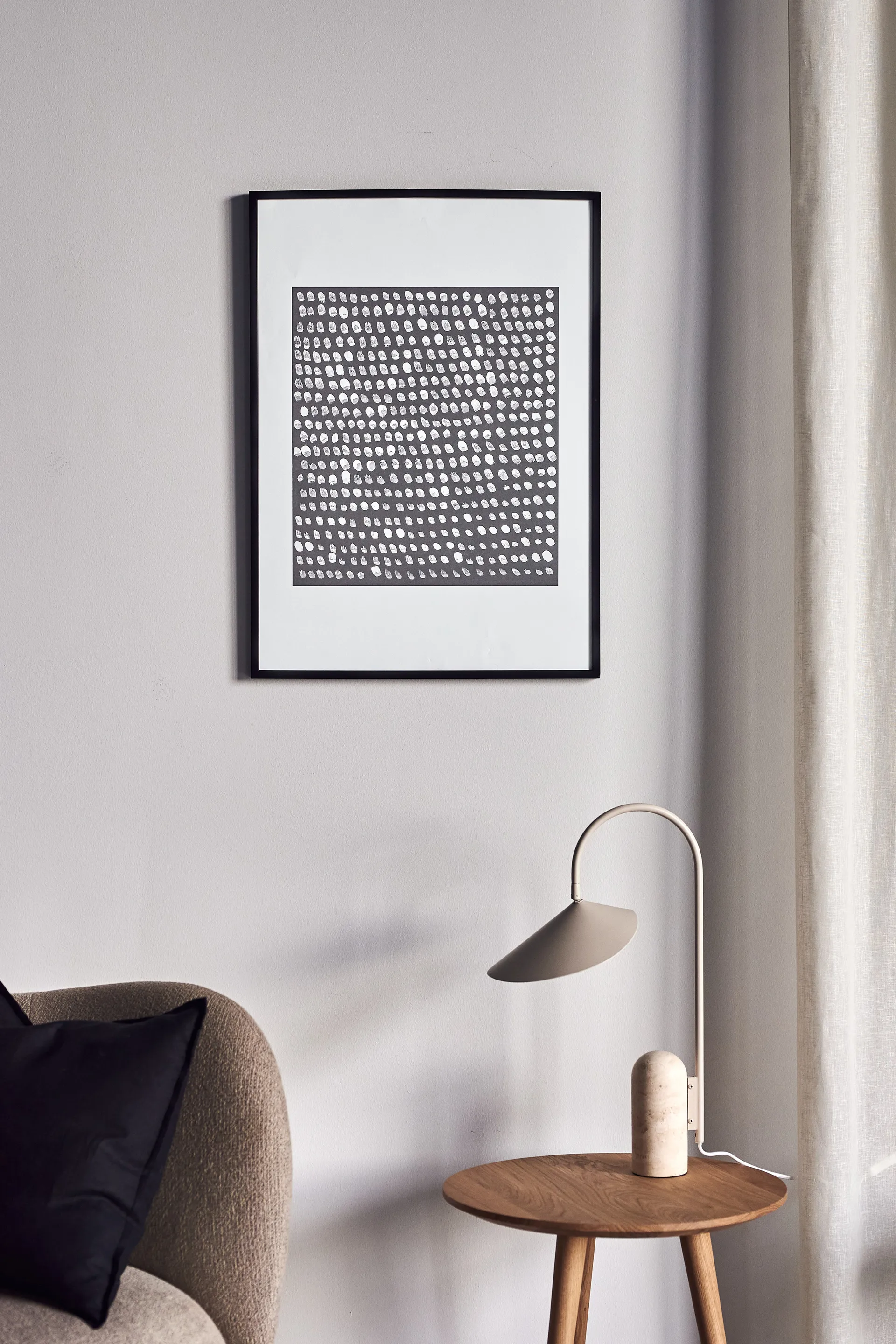 Multitude Poster grau, 30 x 40cm Scandi Living