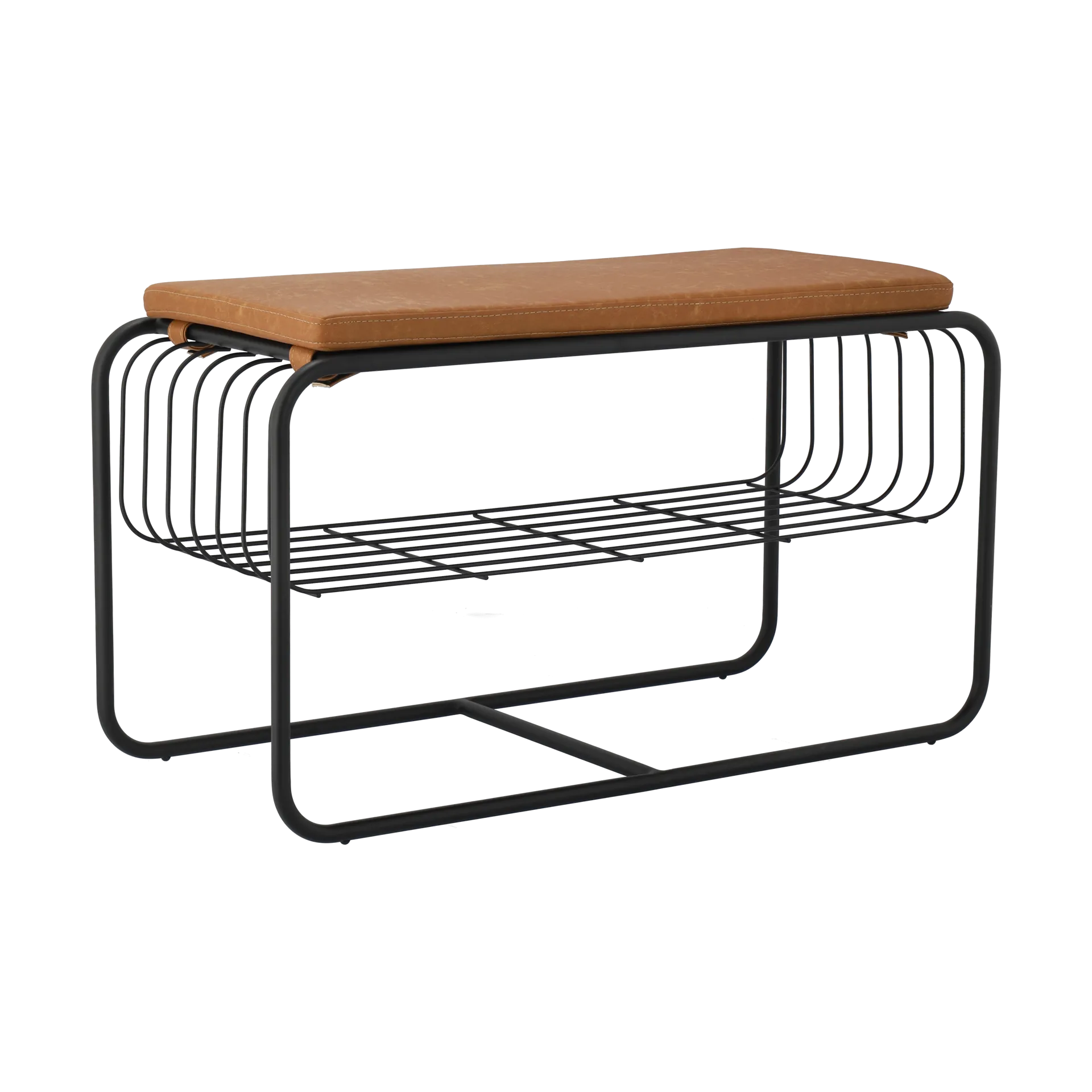 Nod Bank/Schuhablage 80x36c42 cm, Black Scandi Living