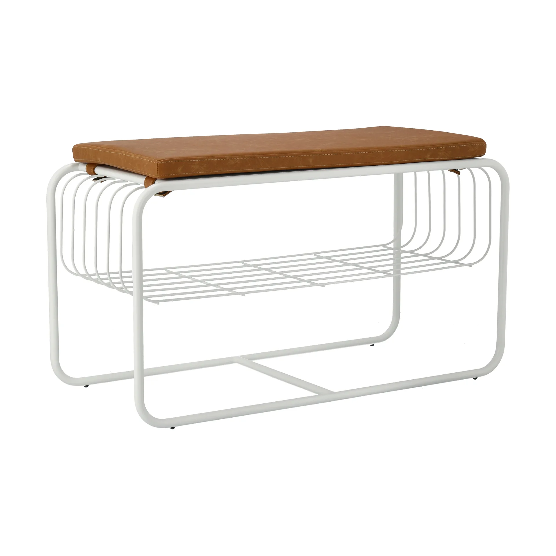 Nod Bank/Schuhablage 80x36c42 cm, White Scandi Living