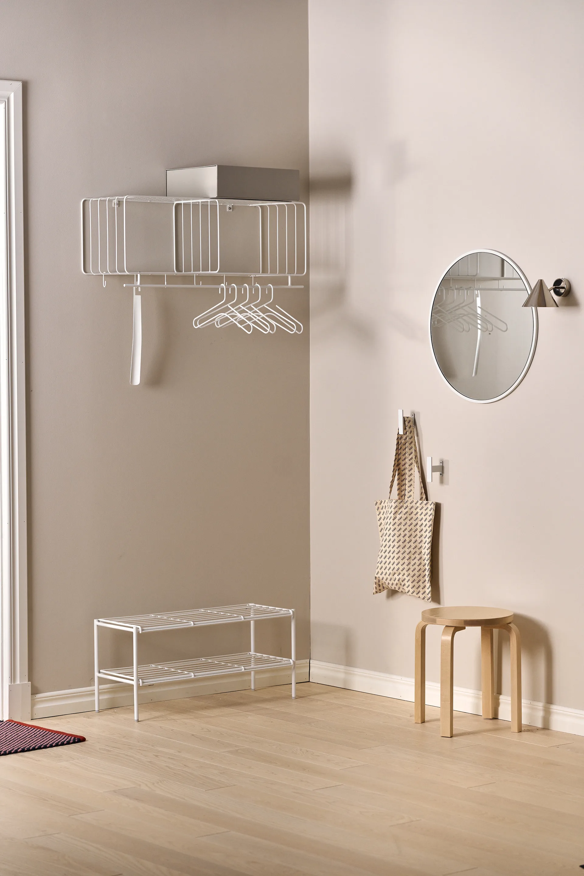 Nod Schuhregal 80x30x37 cm, White Scandi Living