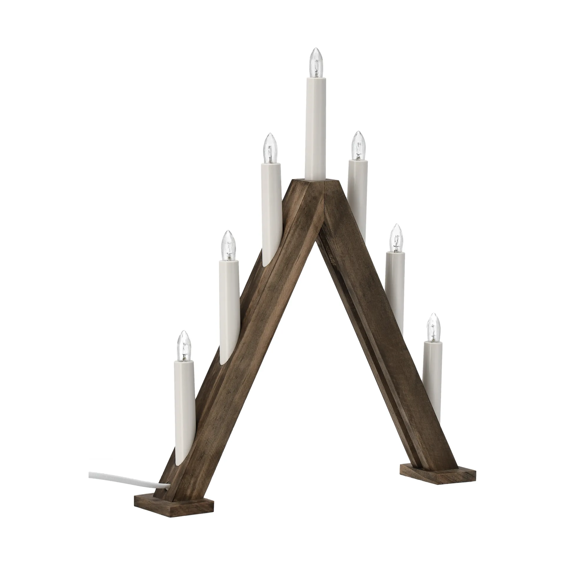 Nord Adventsleuchter 40 cm, Dunkel gebeizt Scandi Living