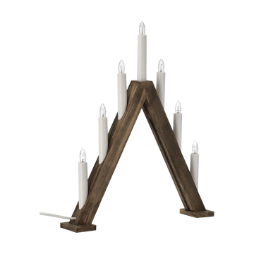 Nord Adventsleuchter 40 cm - Dunkel gebeizt - Scandi Living