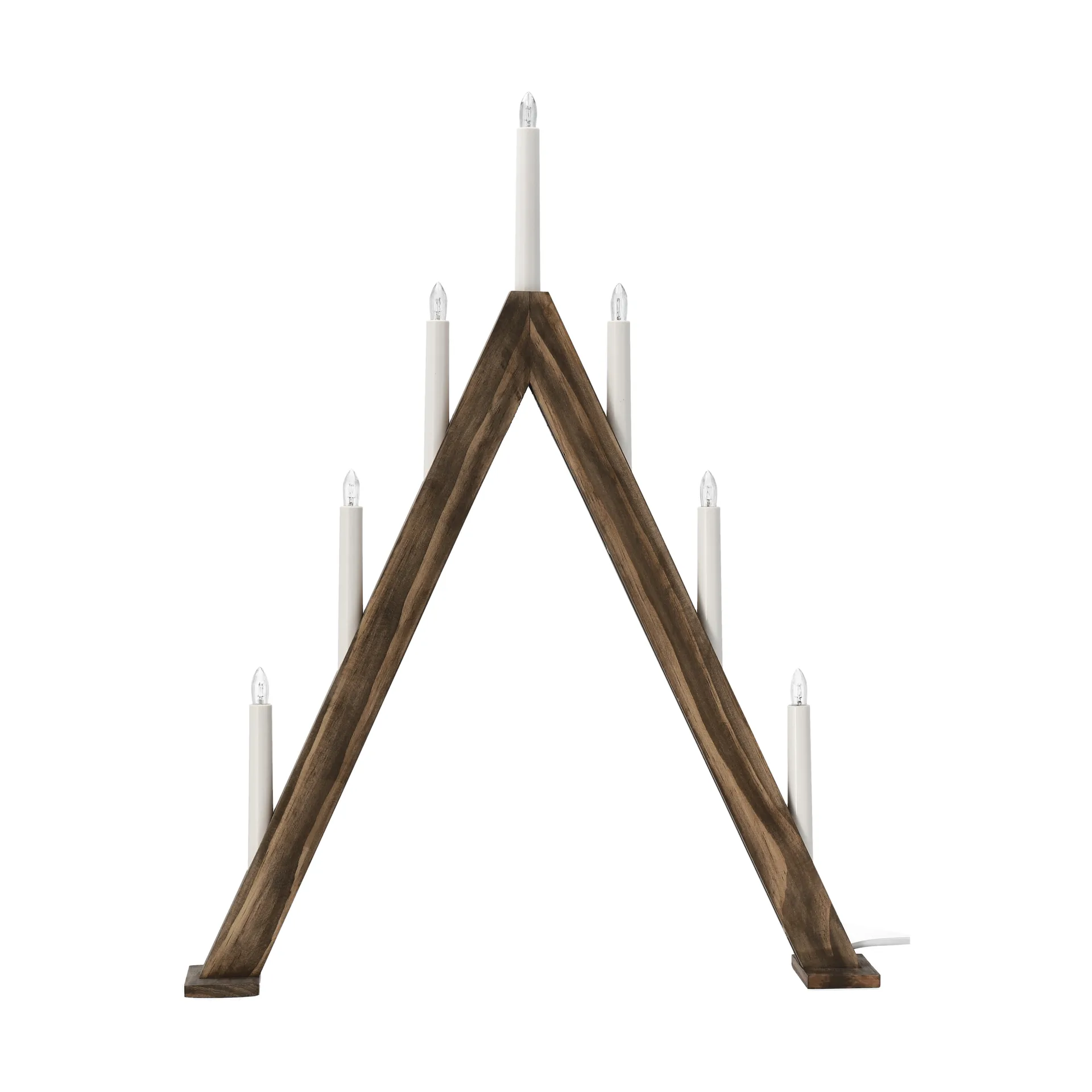 Nord Adventsleuchter 60 cm, Dunkel gebeizt Scandi Living
