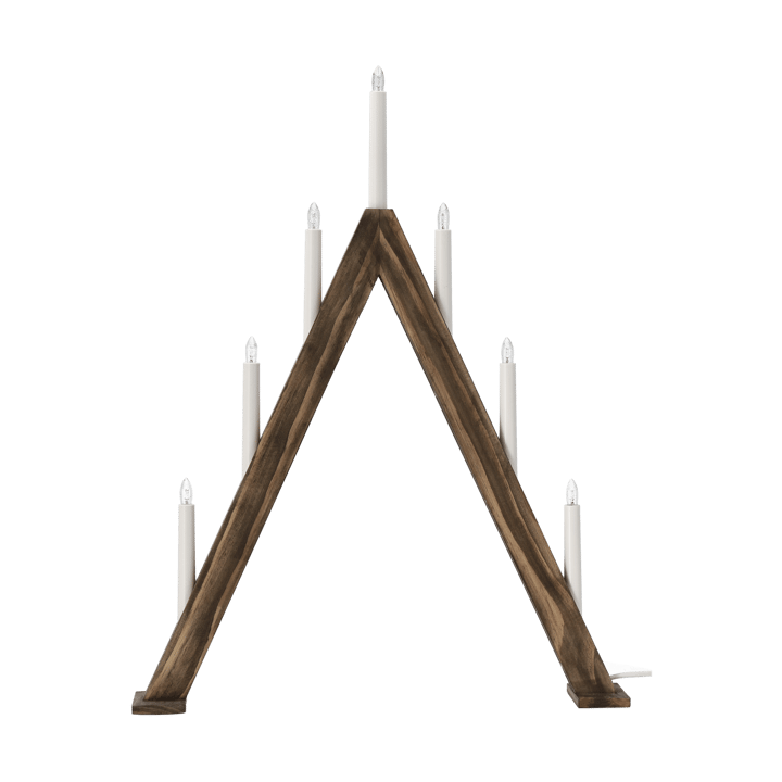 Nord Adventsleuchter 60 cm - Dunkel gebeizt - Scandi Living