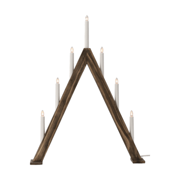Nord Adventsleuchter 60 cm - Dunkel gebeizt - Scandi Living