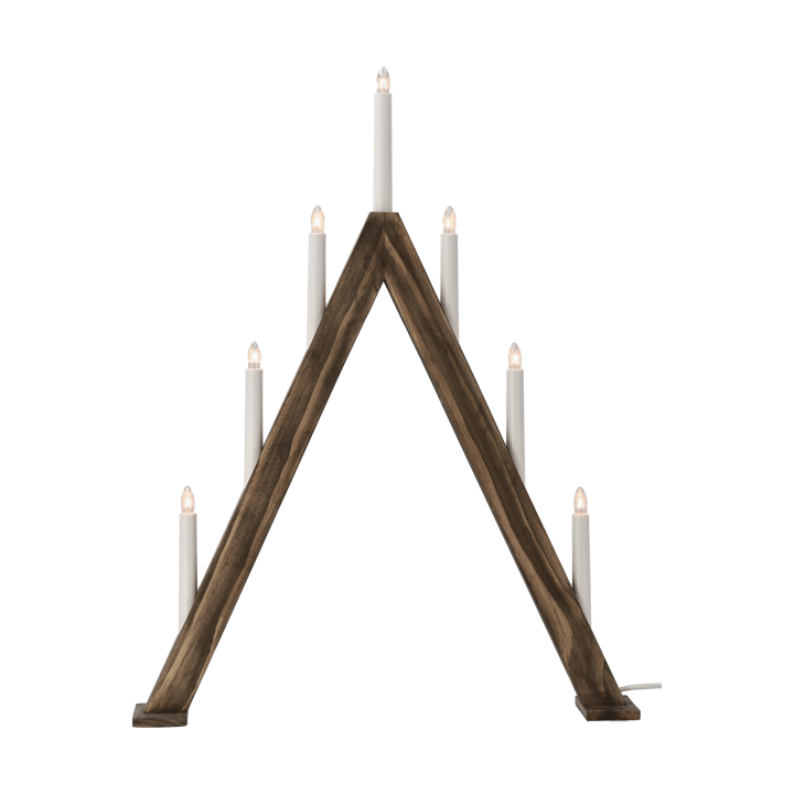 Nord Adventsleuchter 60 cm, Dunkel gebeizt Scandi Living