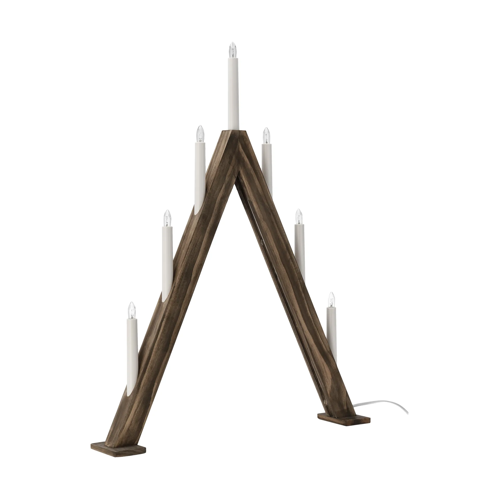 Nord Adventsleuchter 60 cm, Dunkel gebeizt Scandi Living