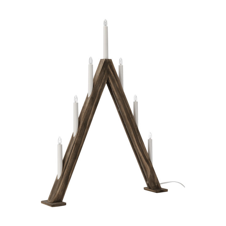 Nord Adventsleuchter 60 cm, Dunkel gebeizt Scandi Living