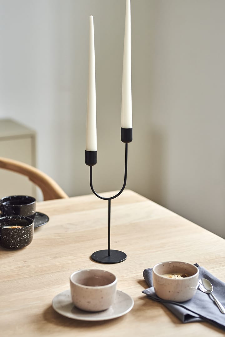 Norden Kerzenhalter, Schwarz Scandi Living