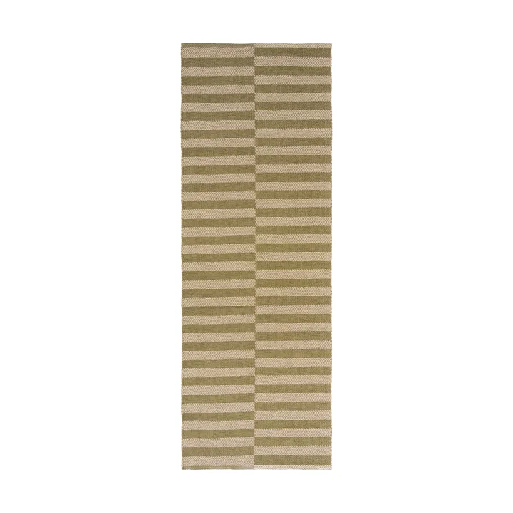 Path Läufer - Olive green, 70x250 cm - Scandi Living
